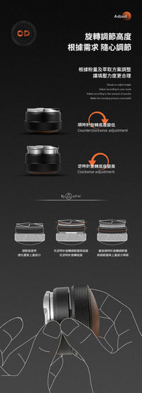 MHW-3BOMBER CD Texture Macaron Four-Paddle Powder Distributor