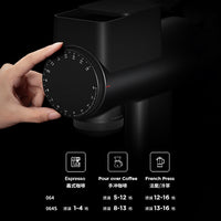 Molino de café eléctrico Timemore Sculptor 064S | Muelas planas de 64 mm (Versión Espresso/Vertido todo en uno)