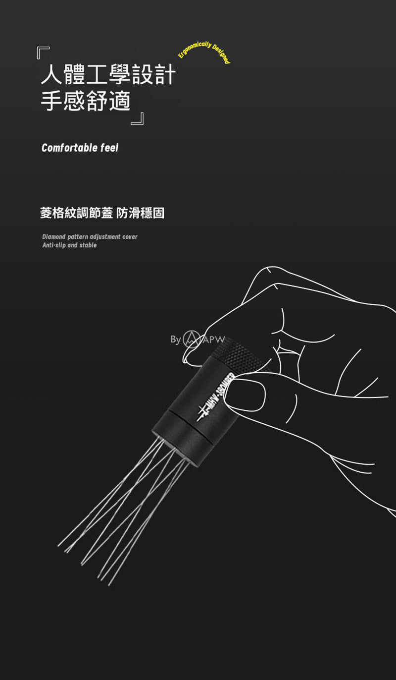 MHW-3BOMBER Lightning WDT Tool 2.0 | Stepless Range Adjustment • Strong Magnetic Base • Ultra-fine 0.4mm Needles