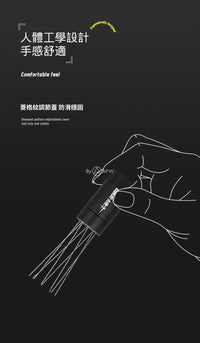 MHW-3BOMBER Lightning WDT Tool 2.0 | Stepless Range Adjustment • Strong Magnetic Base • Ultra-fine 0.4mm Needles