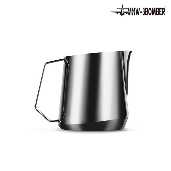 MHW-3BOMBER GT 專業拉花缸 600ml｜亮光/磨砂黑｜U型加寬缸嘴・力量型對流設計