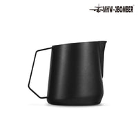 MHW-3BOMBER GT Professional Latte Art Pitcher 600ml | Glossy/Matte Black | U-shaped Wide Spout ・ Powerful Convection Design