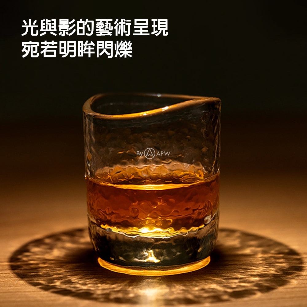 泰摩 Timemore 錘目紋玻璃杯 咖啡杯