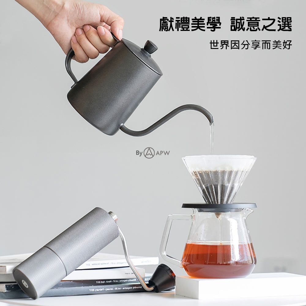 泰摩 Timemore 栗子C3S 加 魚03手沖壺 7件組咖啡禮盒