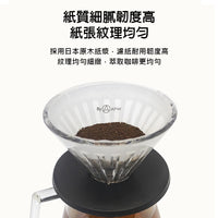 泰摩 Timemore V02 手沖咖啡濾紙 日本製