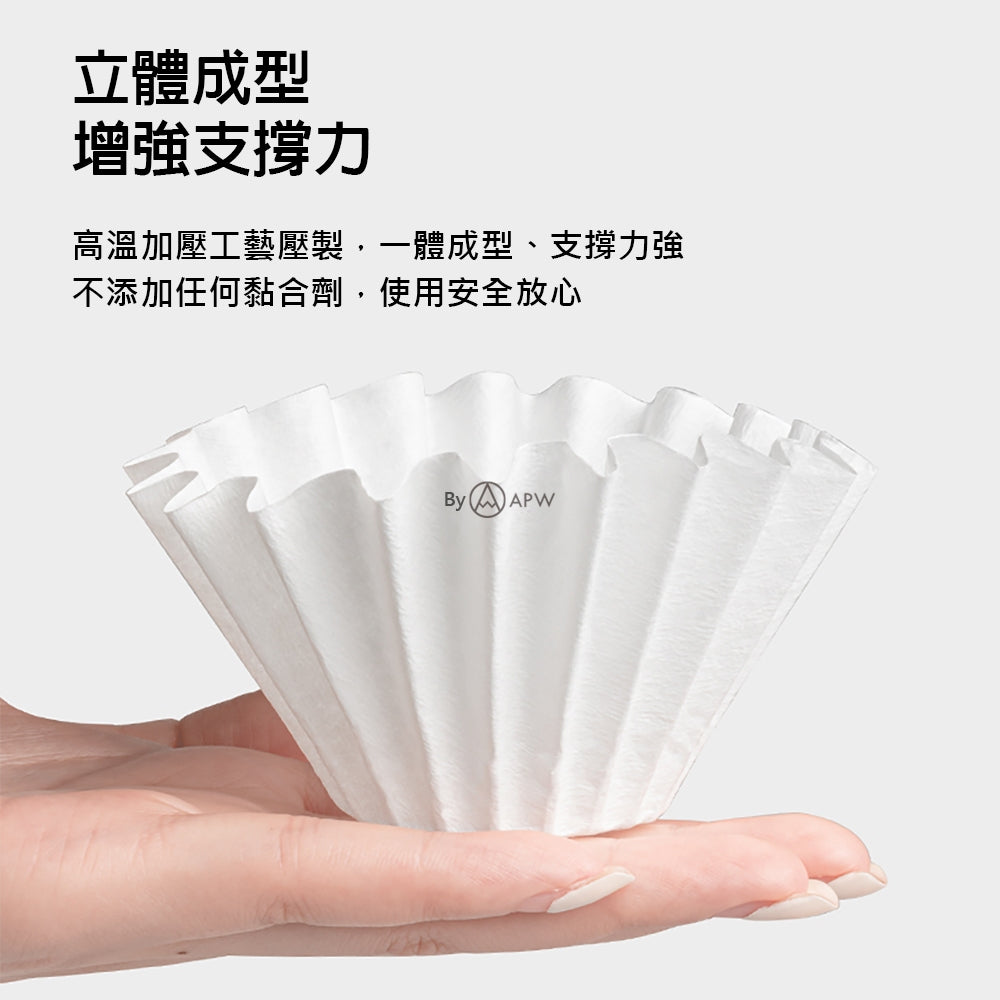 泰摩 Timemore B75 蛋糕濾紙 155規格 日本製 手沖咖啡濾紙 平底濾杯專用 原木漿