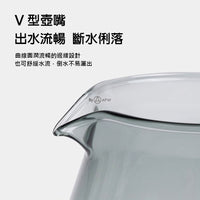 泰摩 Timemore 玻璃分享壺 黛黑