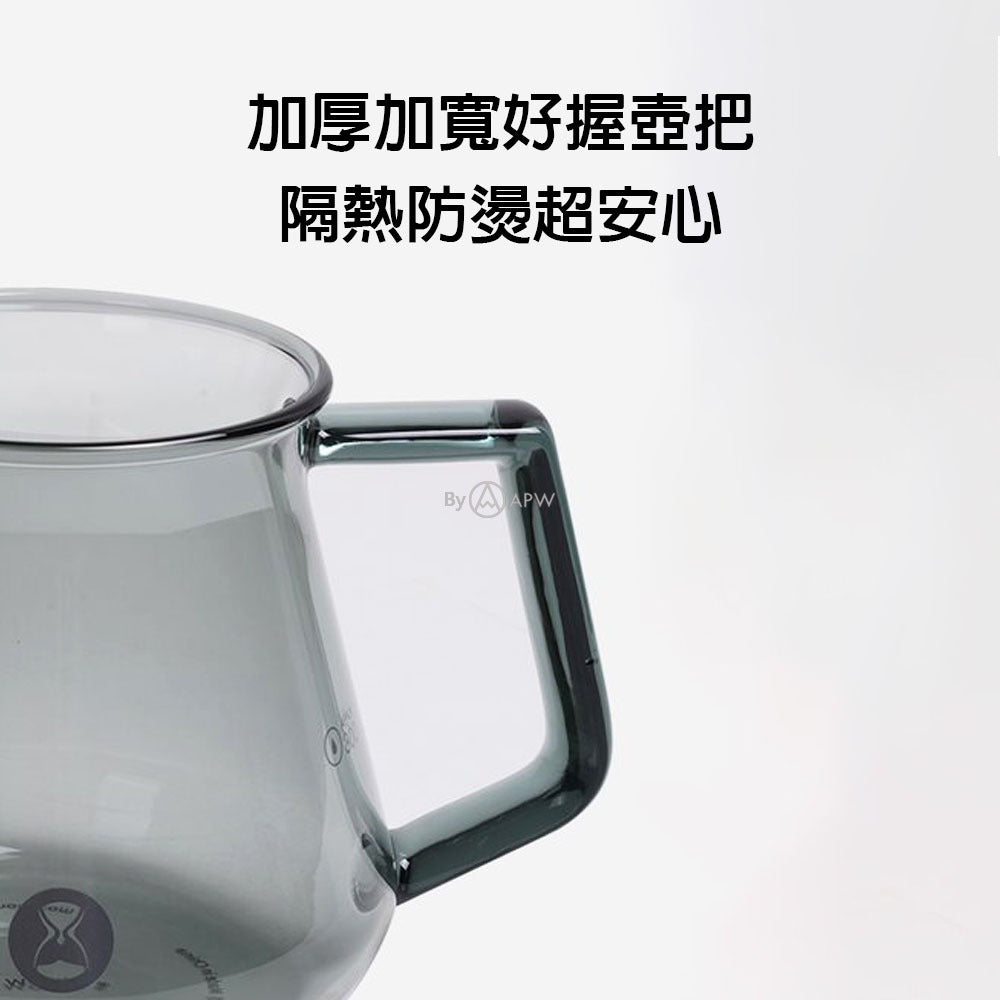 泰摩 Timemore 玻璃分享壺 黛黑