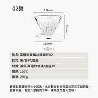 泰摩 Timemore 冰瞳濾杯 02 玻璃款 V60錐形濾杯