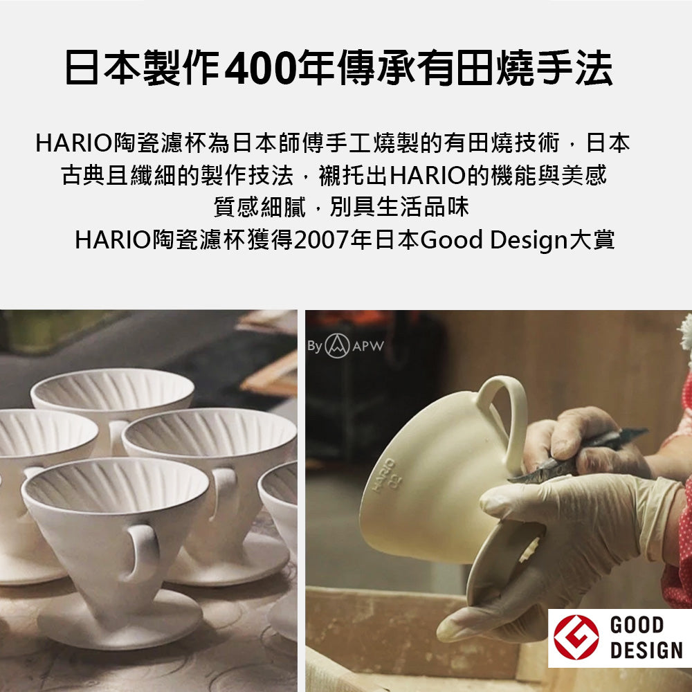 HARIO V60 陶瓷濾杯 有田燒 手沖咖啡 日本製