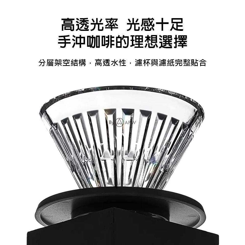 泰摩 Timemore 冰瞳濾杯 01 玻璃款 V60錐形濾杯