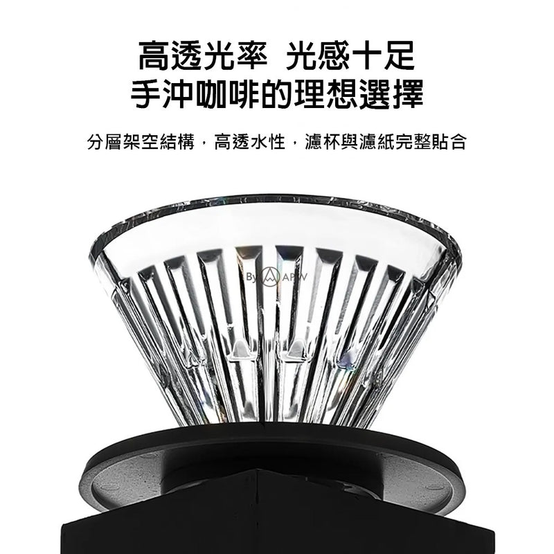 泰摩 Timemore 冰瞳濾杯 01 玻璃款 V60錐形濾杯
