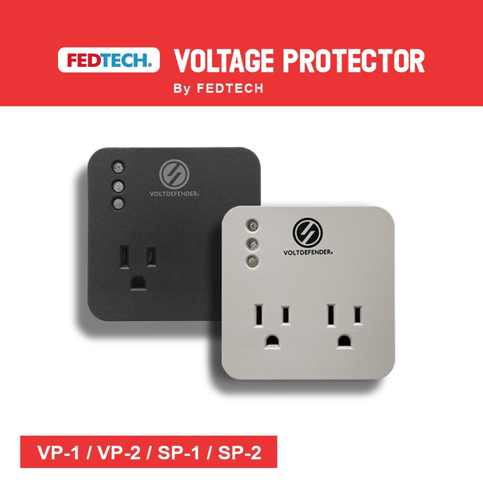 VoltDefender 電壓保護器 防雷擊/無突波 插座保護 過載斷電 冰箱/冷氣/電腦適用 台灣現貨
