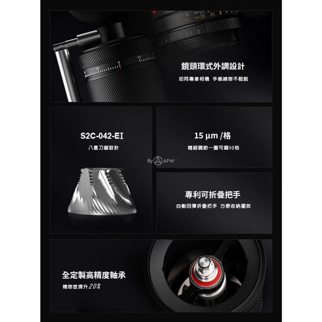 泰摩 Timemore 栗子S3 ESP 外調式手搖磨豆機
