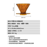 HARIO 阿爾法 α Tritan 錐形濾杯