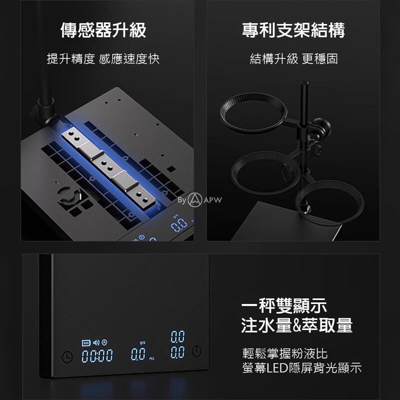 泰摩 Timemore DUO 雙秤 雙支架電子秤 同步測量粉液比 手沖冠軍推薦 咖啡秤